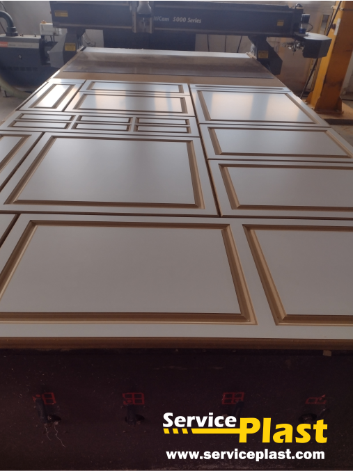 MDF routing - kitchend cabinet doors - Service Plast 