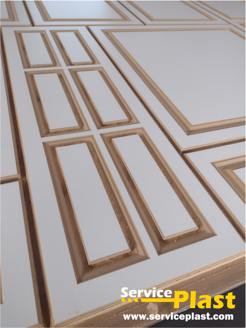 MDF routing - kitchend cabinet doors - Service Plast 