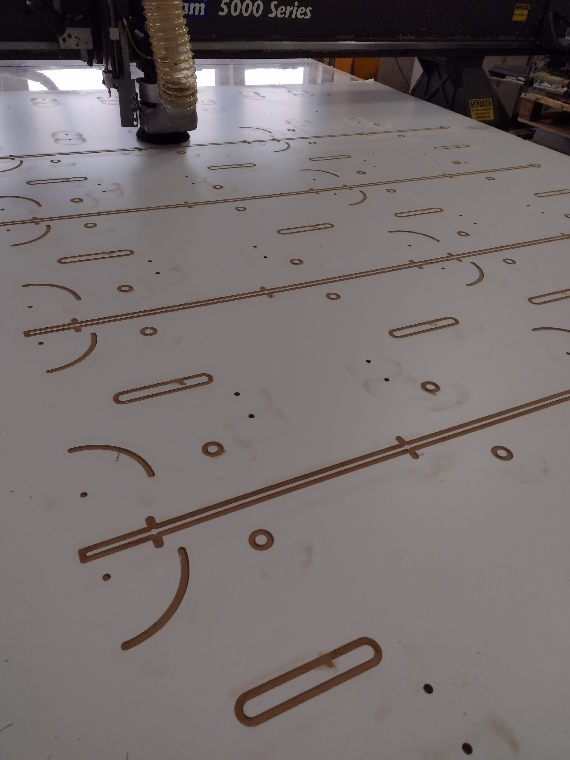 Milling MDF - Machine table top  - www.serviceplast.pl 