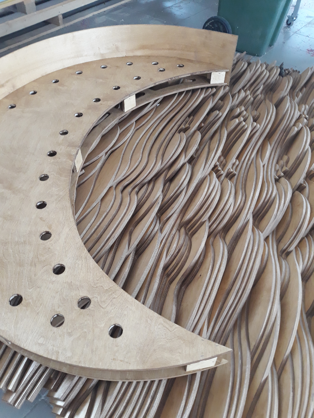 Milling plywood - decoration lamp - www.serviceplast.com